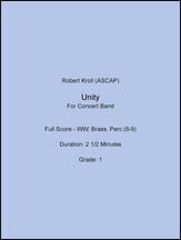 Unity Concert Band sheet music cover